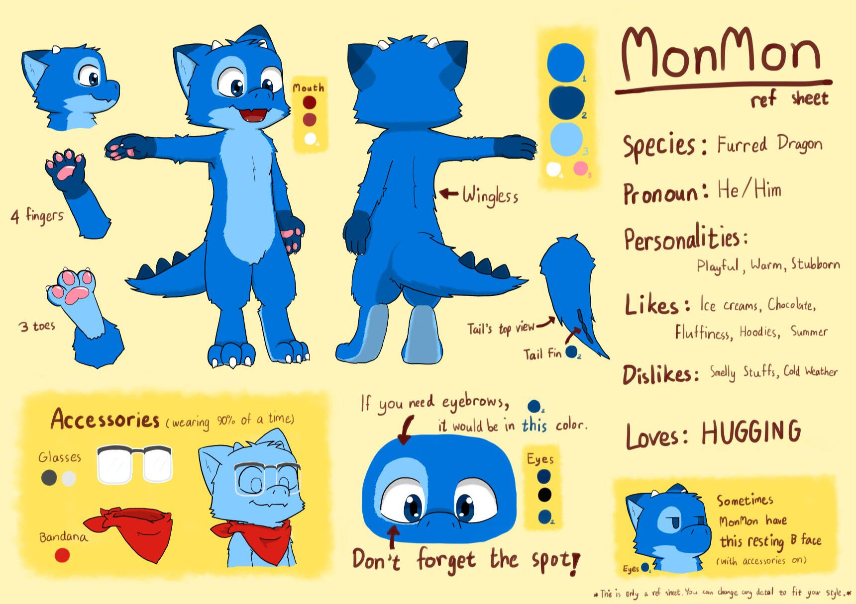 MonMon's Reference Sheet